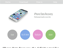 Tablet Screenshot of iphonedatarecovery.com